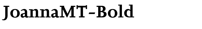 JoannaMT-Bold
