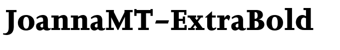 JoannaMT-ExtraBold
