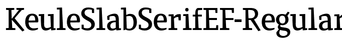 KeuleSlabSerifEF-Regular