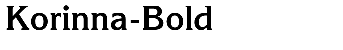 Korinna-Bold