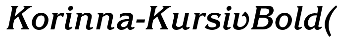 Korinna-KursivBold(1)