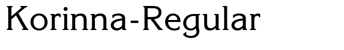 Korinna-Regular