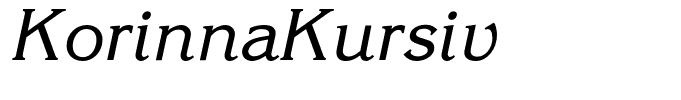 KorinnaKursiv