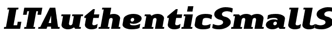 LTAuthenticSmallSerif-BlackIt