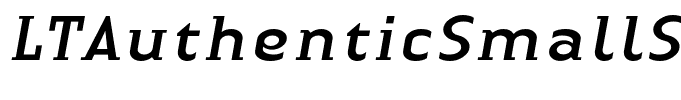 LTAuthenticSmallSerif-Italic