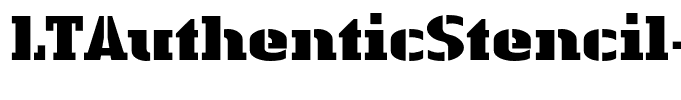 LTAuthenticStencil-Black