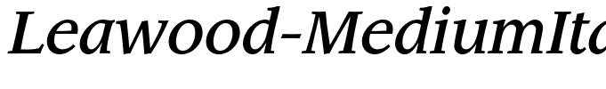 Leawood-MediumItalic
