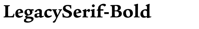 LegacySerif-Bold