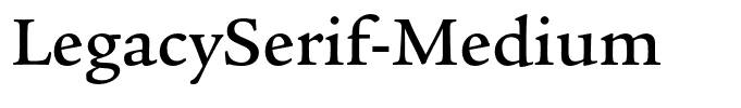 LegacySerif-Medium