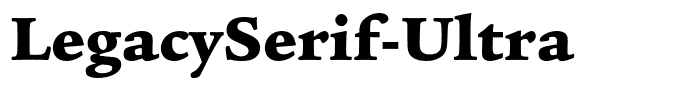 LegacySerif-Ultra