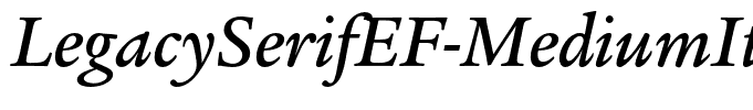 LegacySerifEF-MediumItalic