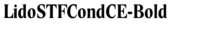 LidoSTFCondCE-Bold