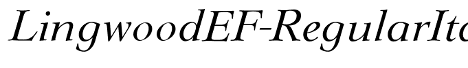 LingwoodEF-RegularItalic