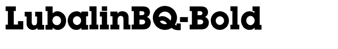 LubalinBQ-Bold