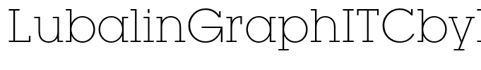 LubalinGraphITCbyBT-XtraLight