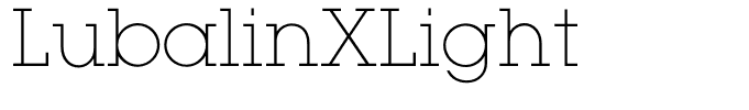 LubalinXLight