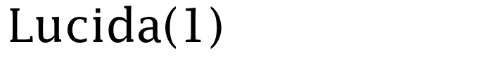 Lucida(1)