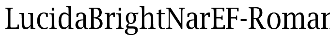LucidaBrightNarEF-Roman