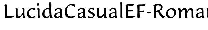 LucidaCasualEF-Roman