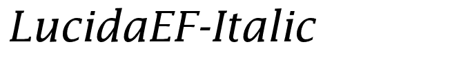 LucidaEF-Italic