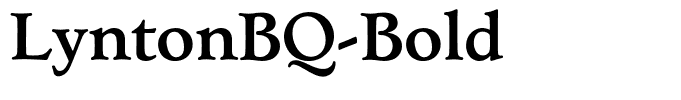 LyntonBQ-Bold