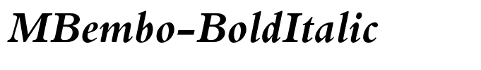 MBembo-BoldItalic