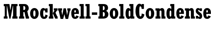 MRockwell-BoldCondensed