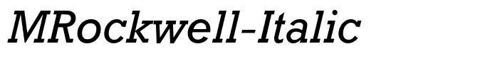 MRockwell-Italic