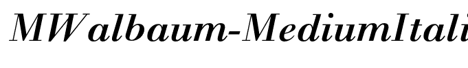 MWalbaum-MediumItalic