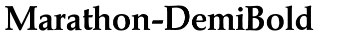 Marathon-DemiBold