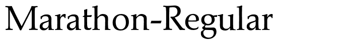 Marathon-Regular