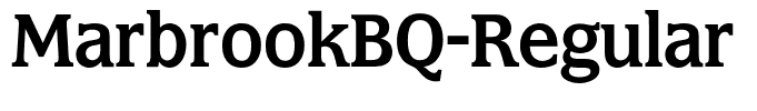 MarbrookBQ-Regular