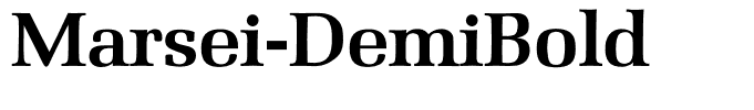 Marsei-DemiBold