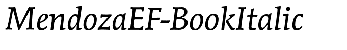 MendozaEF-BookItalic
