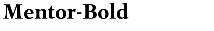 Mentor-Bold