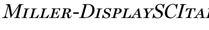 Miller-DisplaySCItalic