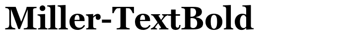 Miller-TextBold