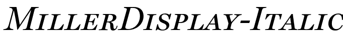 MillerDisplay-ItalicSC