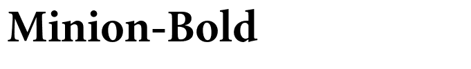 Minion-Bold