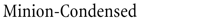 Minion-Condensed
