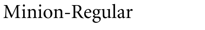 Minion-Regular