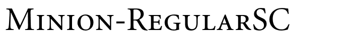 Minion-RegularSC
