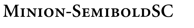 Minion-SemiboldSC