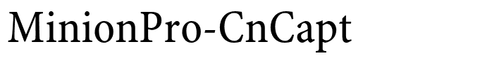 MinionPro-CnCapt