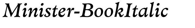 Minister-BookItalic