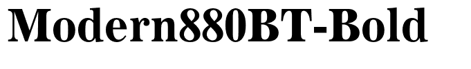 Modern880BT-Bold