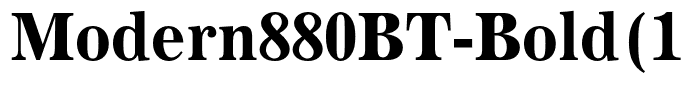 Modern880BT-Bold(1)