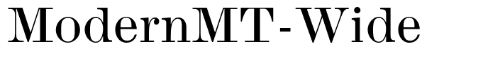 ModernMT-Wide