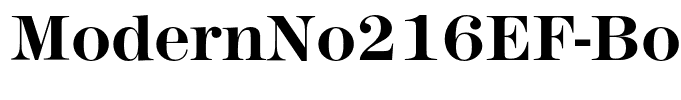 ModernNo216EF-Bold