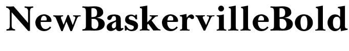 NewBaskervilleBold